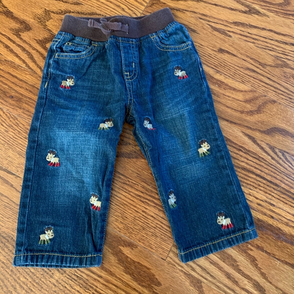 Jeans with reindeers